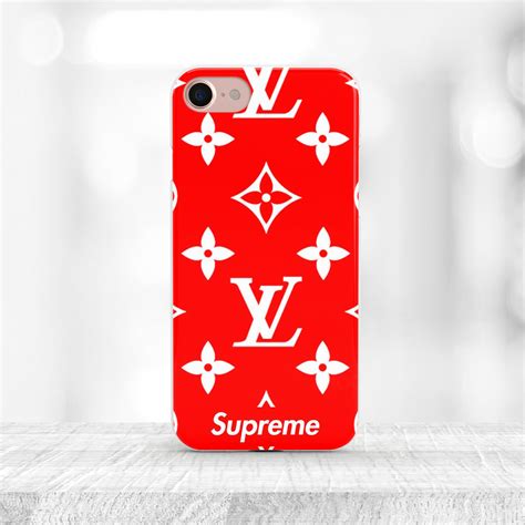 supreme x louis vuitton iphone 7 case|Louis Vuitton supreme shoes.